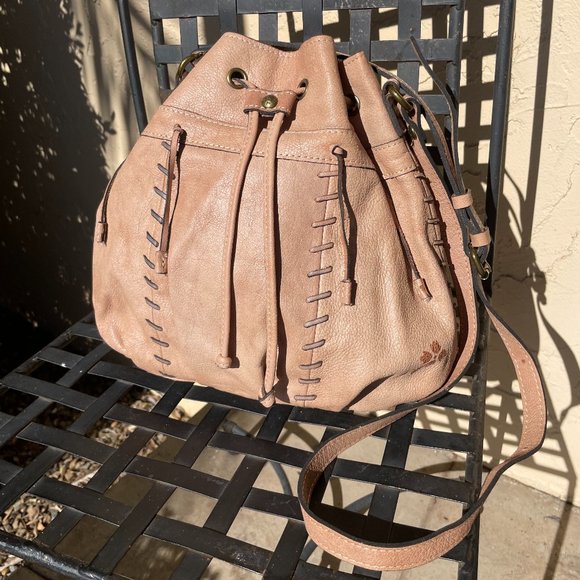 Patricia Nash Bags Patricia Nash Bucket Bag Drawstring Leather